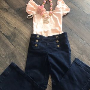 Girls flared gap jeans